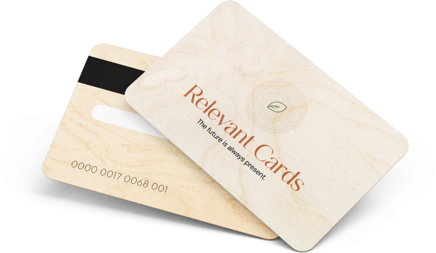 Wooden cards